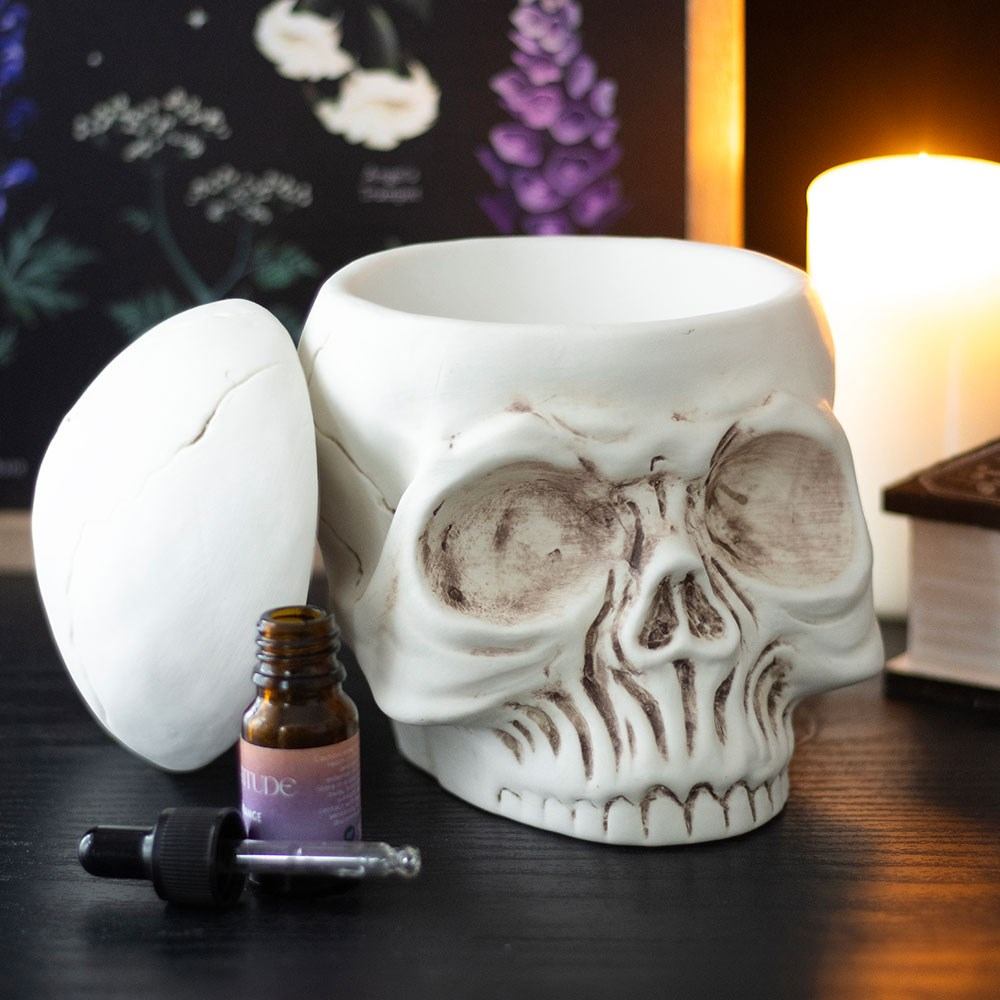 Something Different - Weathered Skull and Wax Warmer Oliebrander - Multicolours